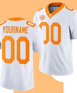 Custom Tennessee Volunteers White Game College Football Jersey
