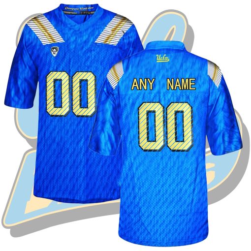 Custom UCLA Bruins Blue College Limited Football Jersey