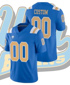 Custom UCLA Bruins Blue Game College Football Jersey