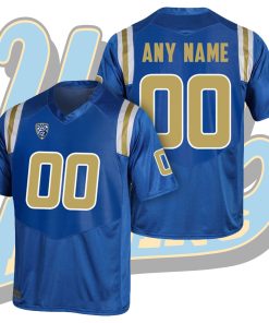 Custom UCLA Bruins Royal College Football College Jersey