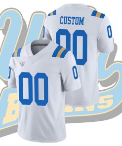 Custom UCLA Bruins White Game College Football Jersey
