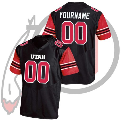 Custom Utah Utes Black College Football Jersey