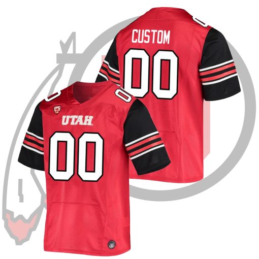 Custom Utah Utes Red College Football Premiere Jersey