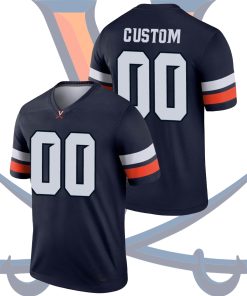 Custom Virginia Cavaliers Navy Legend College Football Jersey