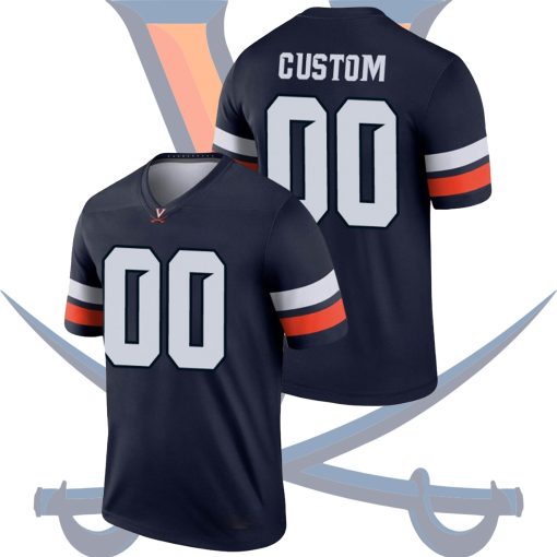 Custom Virginia Cavaliers Navy Legend College Football Jersey