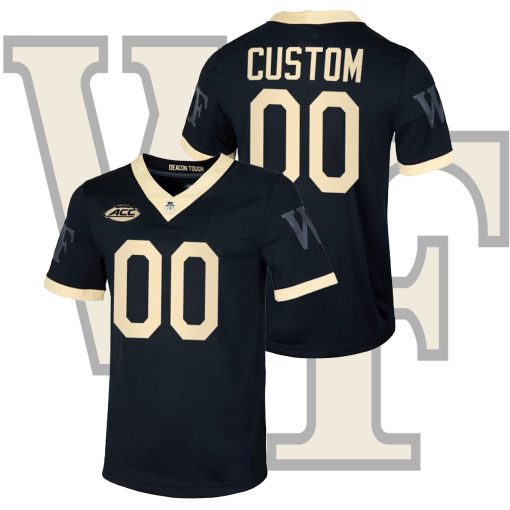 Custom Wake Forest Demon Deacons White College Football Jersey