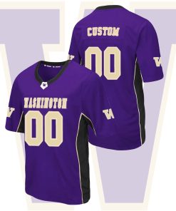 Custom Washington Huskies Purple Max Power College Football Jersey