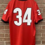 Custom Georgia Bulldogs Red College Football Home Game Jersey photo review