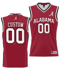 Custom Alabama Crimson Tide College Basketball Jersey Youth Crimson