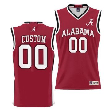Custom Alabama Crimson Tide College Basketball Jersey Youth Crimson