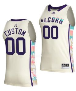 Custom Alcorn State Braves White Honoring Black Excellence Jersey Bhe Basketball