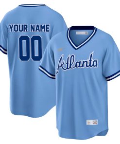 Custom Atlanta Braves 2012 Black Fashion Jersey