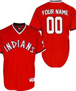 Custom Cleveland Indians 2012 Black Fashion Jersey