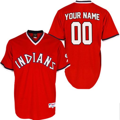 Custom Cleveland Indians 2012 Black Fashion Jersey