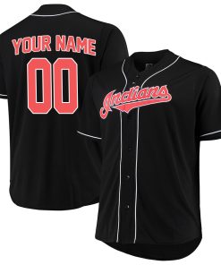 Custom Cleveland Indians 2012 Black Fashion Jersey