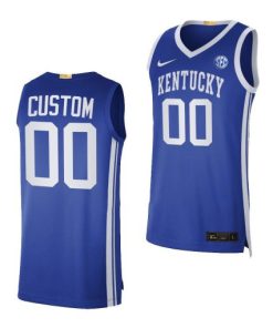 Custom Kentucky Wildcats Royal Jersey 2022-23 Limited Basketball