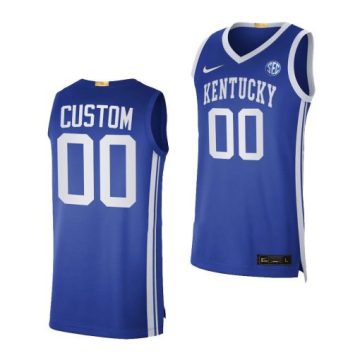Custom Kentucky Wildcats Royal Jersey 2022-23 Limited Basketball
