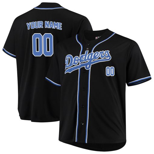 Custom Los Angeles Dodgers 2012 Black Fashion Jersey