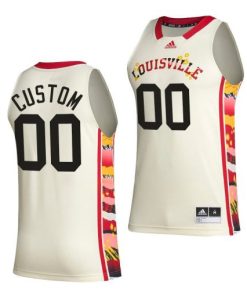 Custom Louisville Cardinals Bhe Basketball Honoring Black Excellence Uniform White Jersey