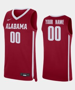 Custom Alabama Crimson Tide Crimson College Basketball Jersey