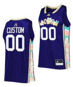 Custom Alcorn State Braves Purple Basketball Jersey Honoring Black Excellence
