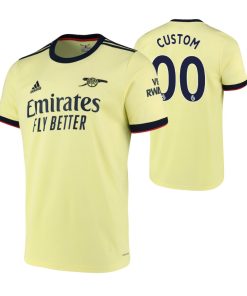 Custom Arsenal 2021 Away Jersey Pearl Citrine
