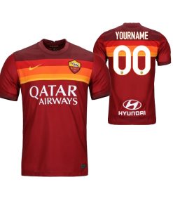 Custom AS Roma Home Red Jersey