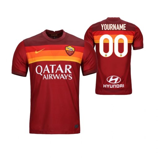 Custom AS Roma Home Red Jersey