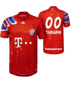 Custom Bayern Munich 2021 Pharrell Williams Red Humanrace Jersey