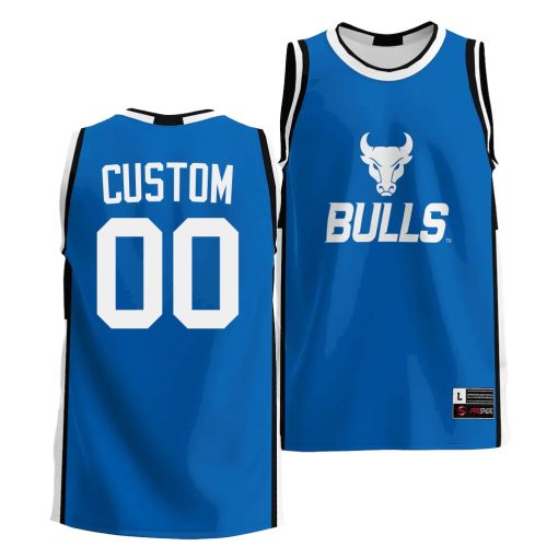 Custom Buffalo Bulls College Basketball Blue Jersey Ncaa