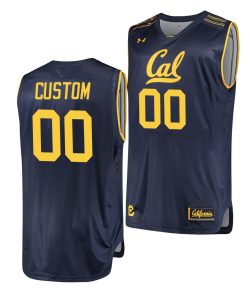 Custom Cal Bears Navy College Basketball Jersey