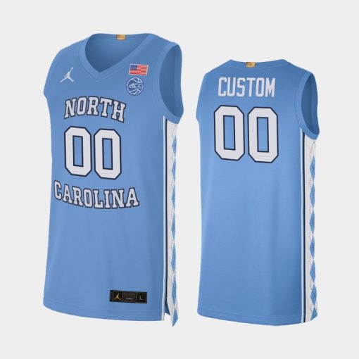 Custom College Basketball North Carolina Tar Heels Blue 2019-20 Alumni Limited Basketball Jersey