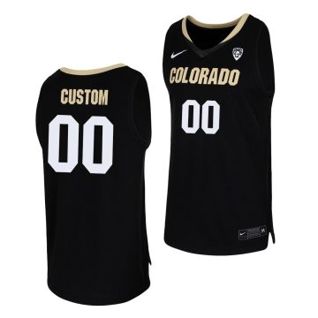 Custom Colorado Buffaloes Black College Basketball Team Jersey
