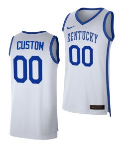 Custom Kentucky Wildcats College Basketball Jersey 2022-23 White