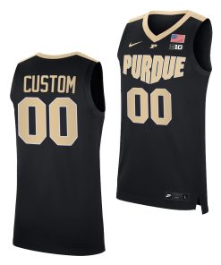 Custom Purdue Boilermakers 2021 22 College Basketball Alumni Black Jersey