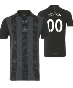 Custom Newcastle United 2022-23 130th Anniversary Jersey Black