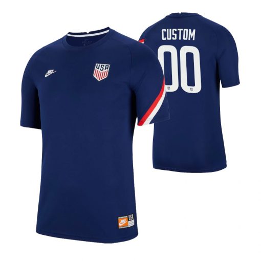 Custom USMNT Blue 2020-21 Pre-Match Jersey