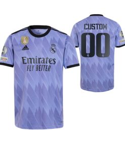 Custom Real Madrid 8th Club World Cup Champions Purple Jersey