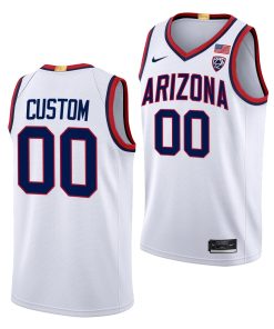 Custom Arizona Wildcats White Limited Basketball Jersey 2022-23