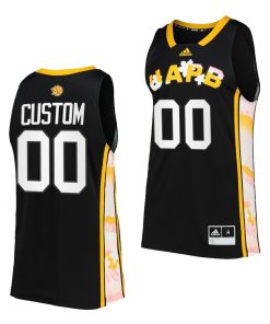 Custom Arkansas Pine Bluff Golden Lions Black Honoring Black Excellence Jersey Basketball