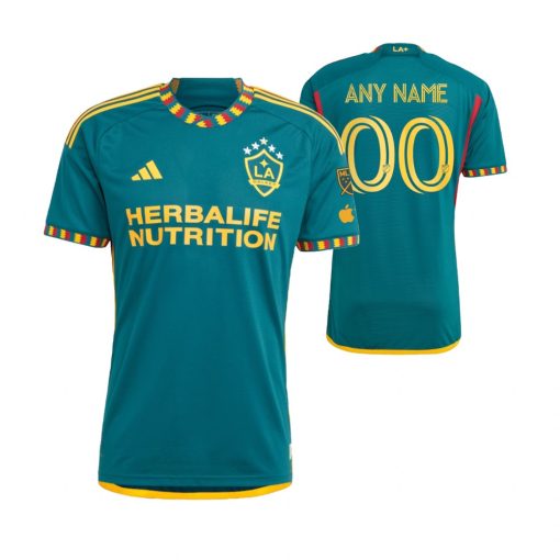 Custom LA Galaxy 2023 Away Green Jersey