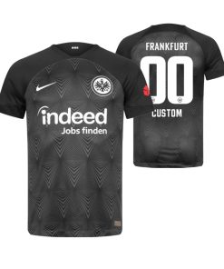 Custom Eintracht Frankfurt 2022-23 Away Black Jersey