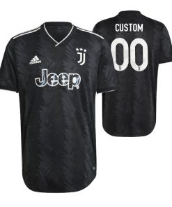 Custom Juventus 2022-23 Away Black Jersey