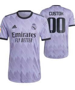 Custom Real Madrid 2022-23 Away Purple Jersey