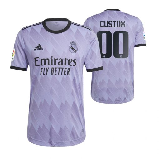 Custom Real Madrid 2022-23 Away Purple Jersey