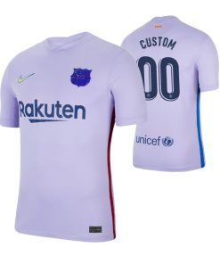 Custom Barcelona 2021-22 Away Jersey Purple