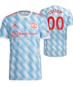 Custom Manchester United 2021-22 Away Jersey White