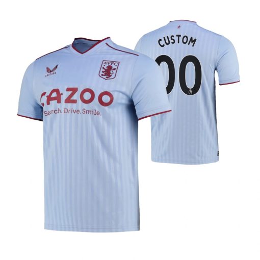 Custom Aston Villa 2022-23 Away Jersey Blue