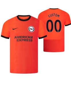 Custom Brighton and Hove Albion 2022-23 Away Jersey Crimson