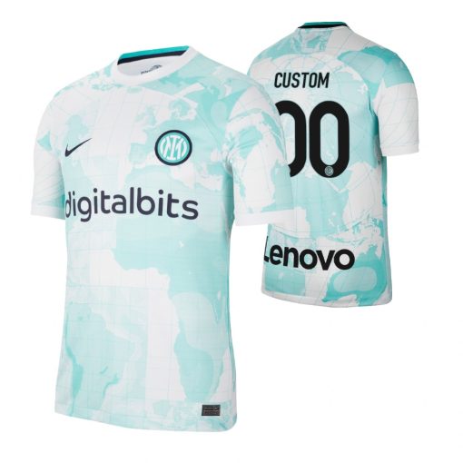 Custom Inter Milan 2022-23 Away Jersey White